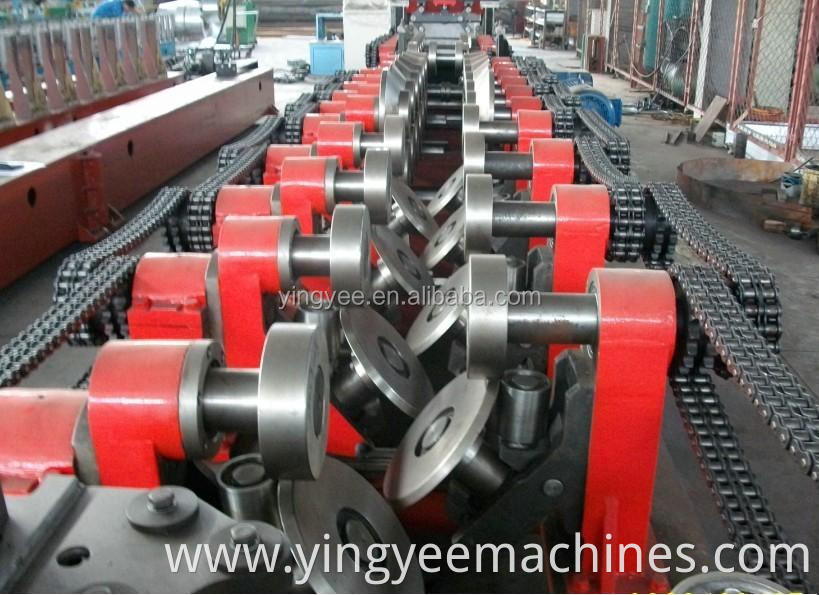 South America used metal adjustable c z purlin interchangeable cold roll forming machine